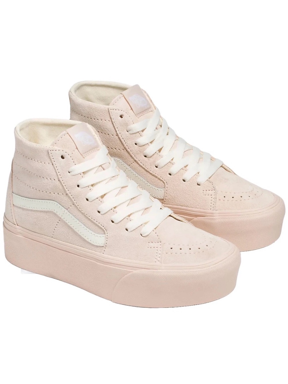 Vans unisex High-Top Platform Sneakers in Blush Pink